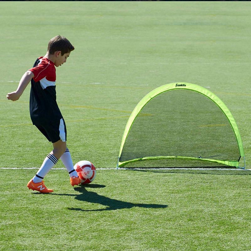 slide 3 of 7, Franklin Sports 4' x 3' Pop Up Dome, 2 ct