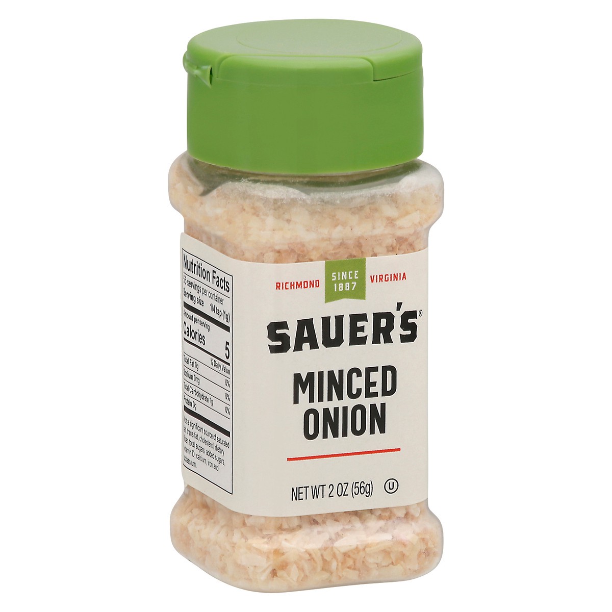 slide 9 of 9, Sauer's Minced Onion - 2 oz, 2 oz