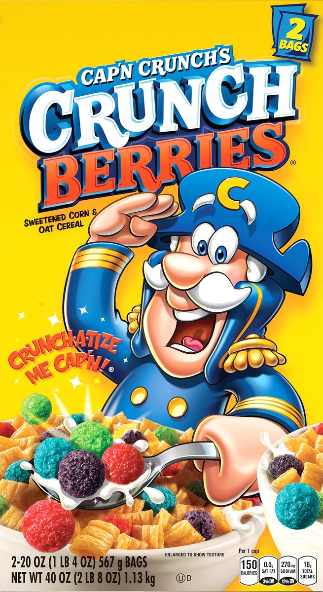 slide 4 of 6, Cap'n Crunch Cereal, 2 ct