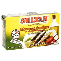 Sultan Moroccan Sardines in Olive Oil with Chili Peppers