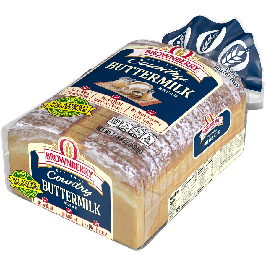 Brownberry Wide Pan Classic Buttermilk Bread 24 oz | Shipt