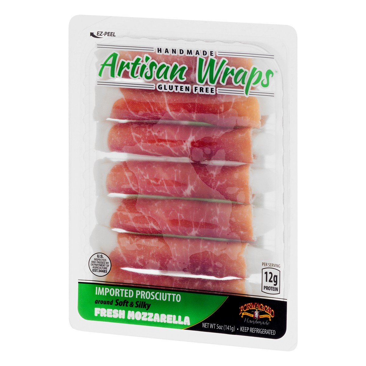 slide 7 of 13, Formaggio Imported Prosciutto Artisan Wraps 5 oz, 5 oz