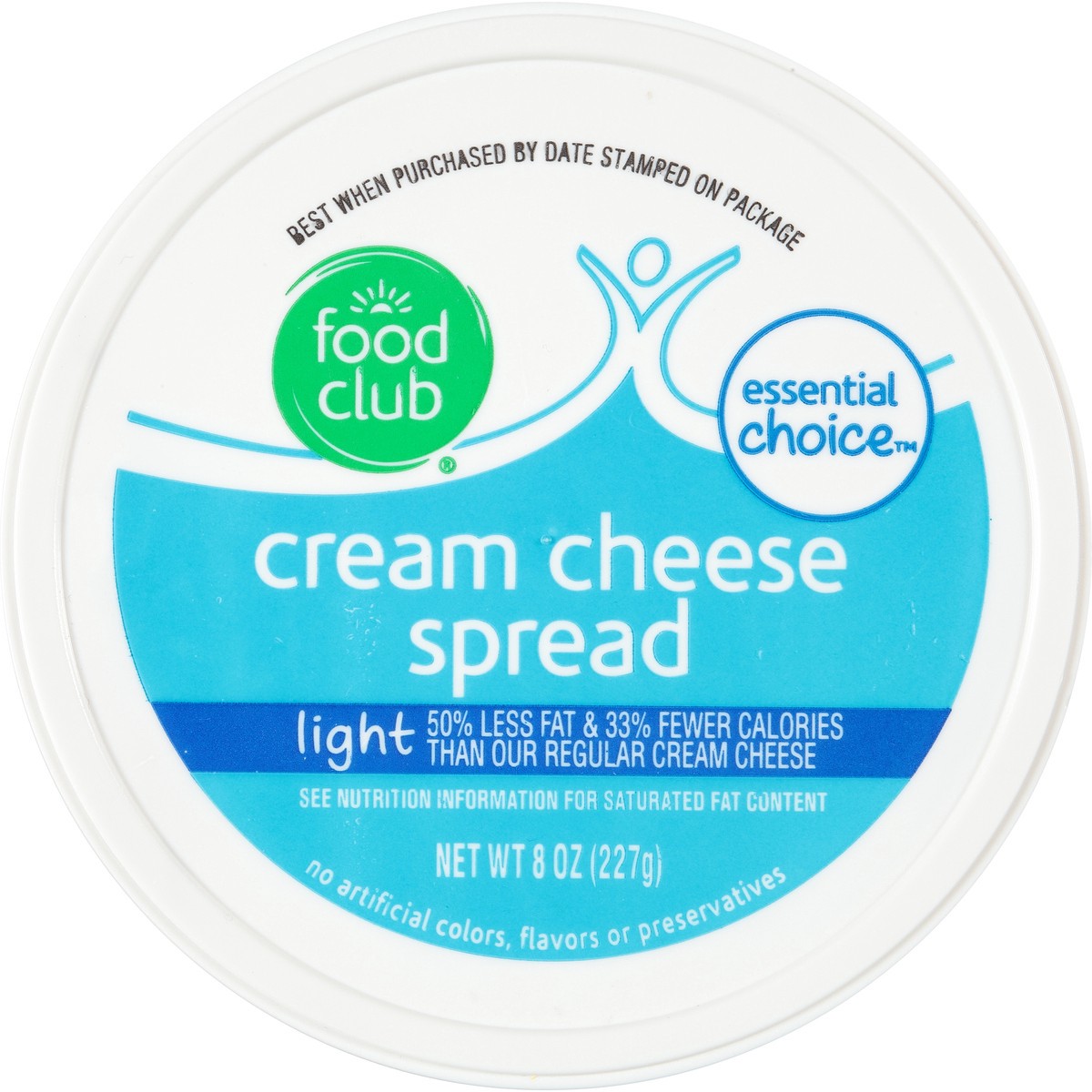 slide 9 of 10, Food Club Essential Choice Light Cream Cheese 8 oz, 8 oz