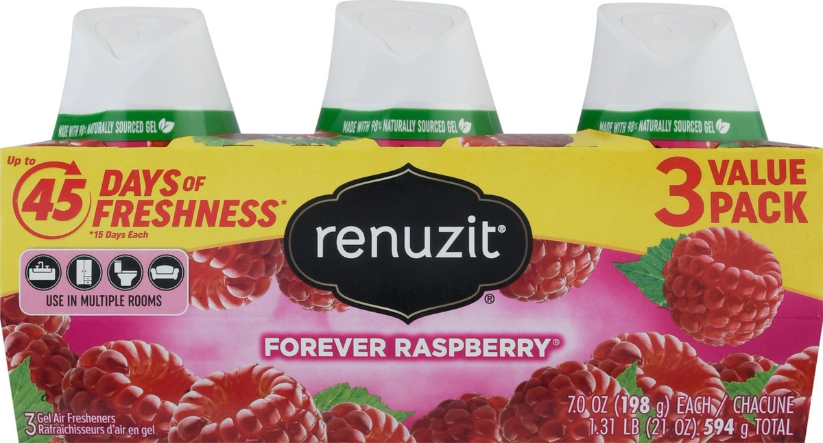 slide 13 of 13, Renuzit® Forever Raspberry® air fresheners, 3 ct