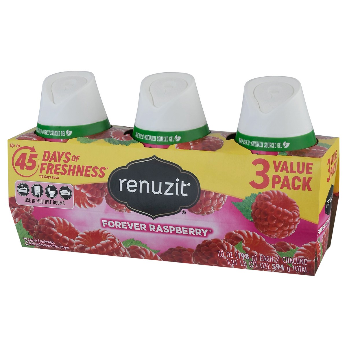 slide 12 of 13, Renuzit® Forever Raspberry® air fresheners, 3 ct