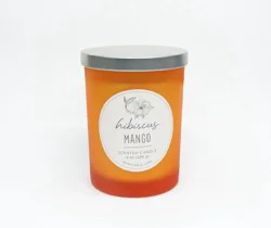 HD Designs Hibiscus Mango Jar Candle