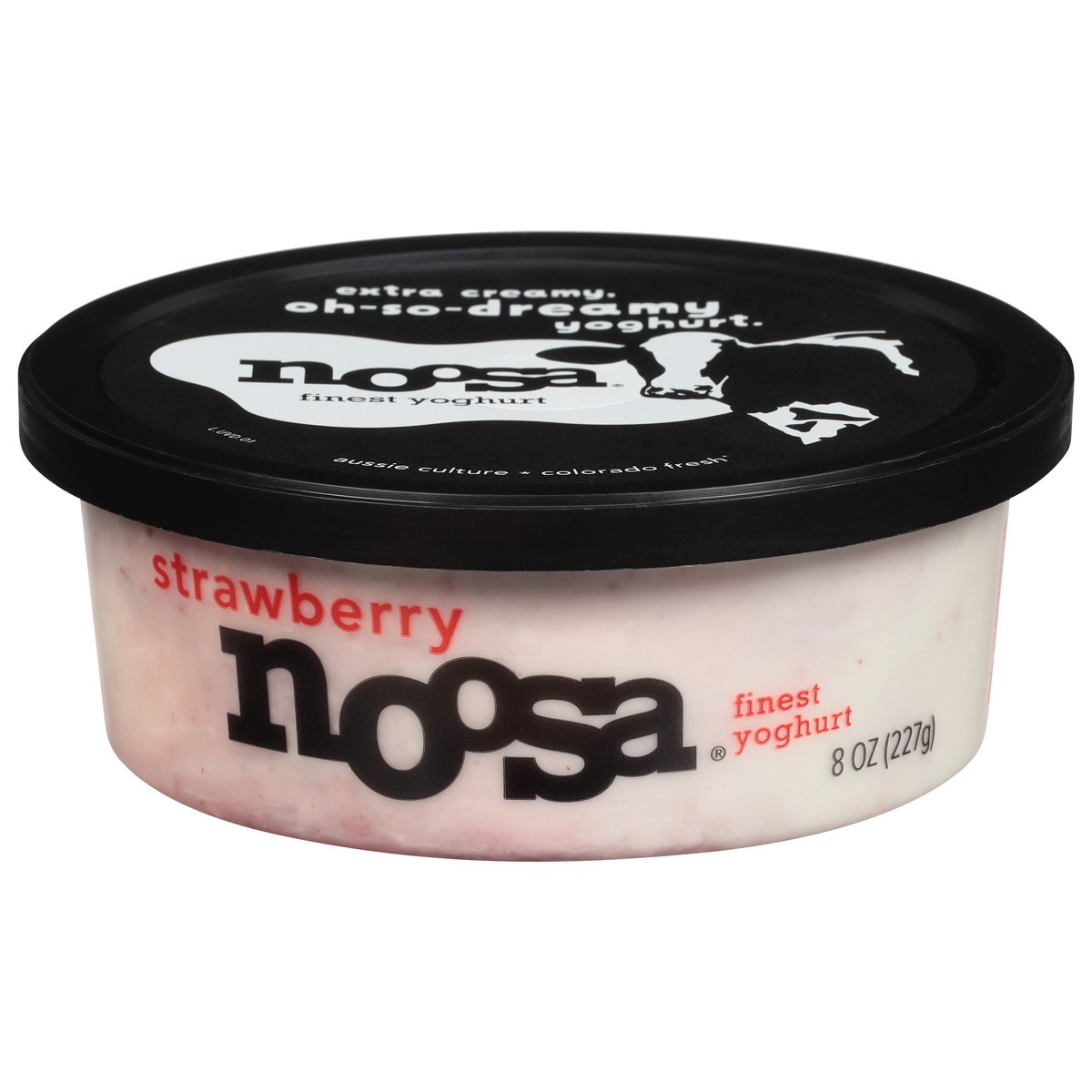 slide 1 of 1, Noosa Finest Strawberry Yoghurt 8 oz, 8 oz