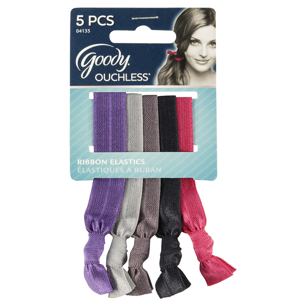 slide 1 of 1, GOODY ACCESSORIES Tieback Elastics Bonus, 5 ct