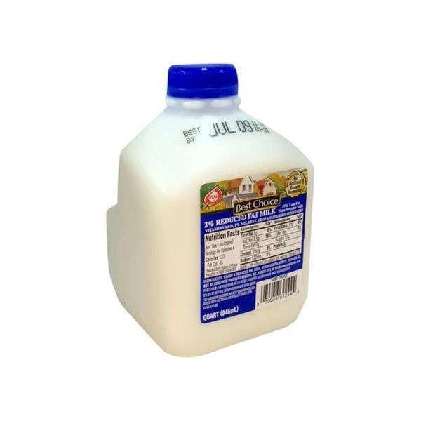 slide 1 of 1, Best Choice 2% Reduced Fat Milk, 32 oz