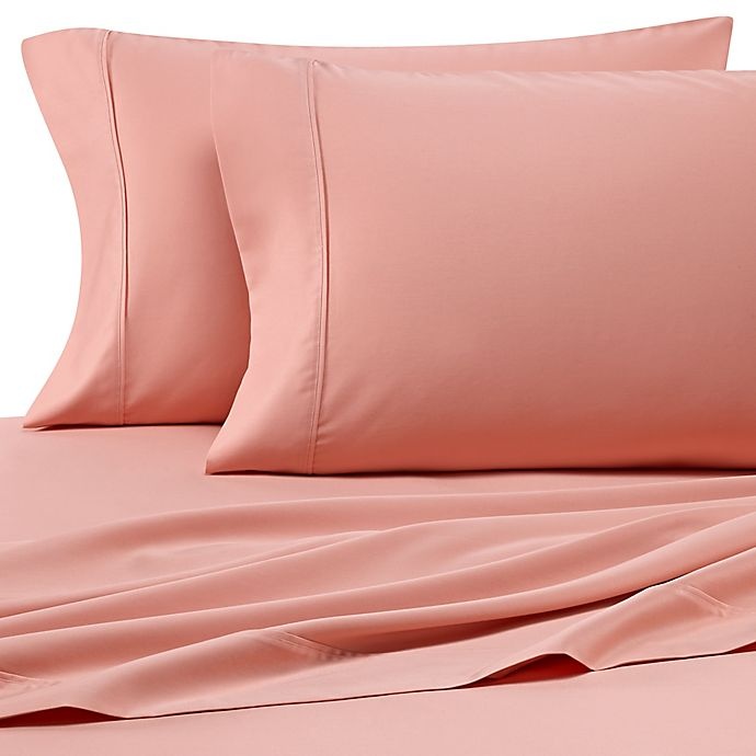 slide 1 of 1, Heartland HomeGrown 400-Thread-Count Solid Sateen Twin Sheet Set - Peach, 1 ct