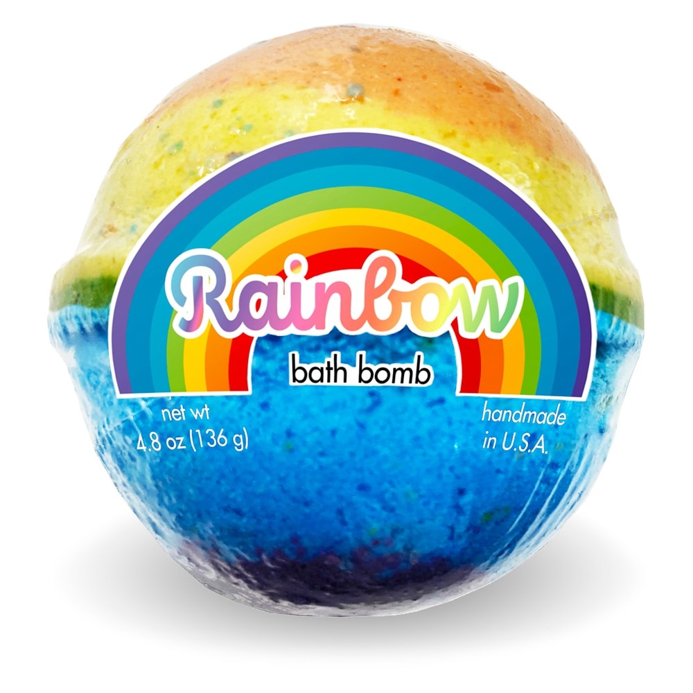 slide 1 of 1, Primal Elements Rainbow Bath Bomb, 1 ct