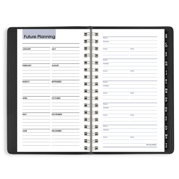 slide 6 of 8, AT-A-GLANCE® DayMinder® 2026 Weekly Appointment Book Planner, Black, Pocket, 3 1/2"" x 6"", 1 ct