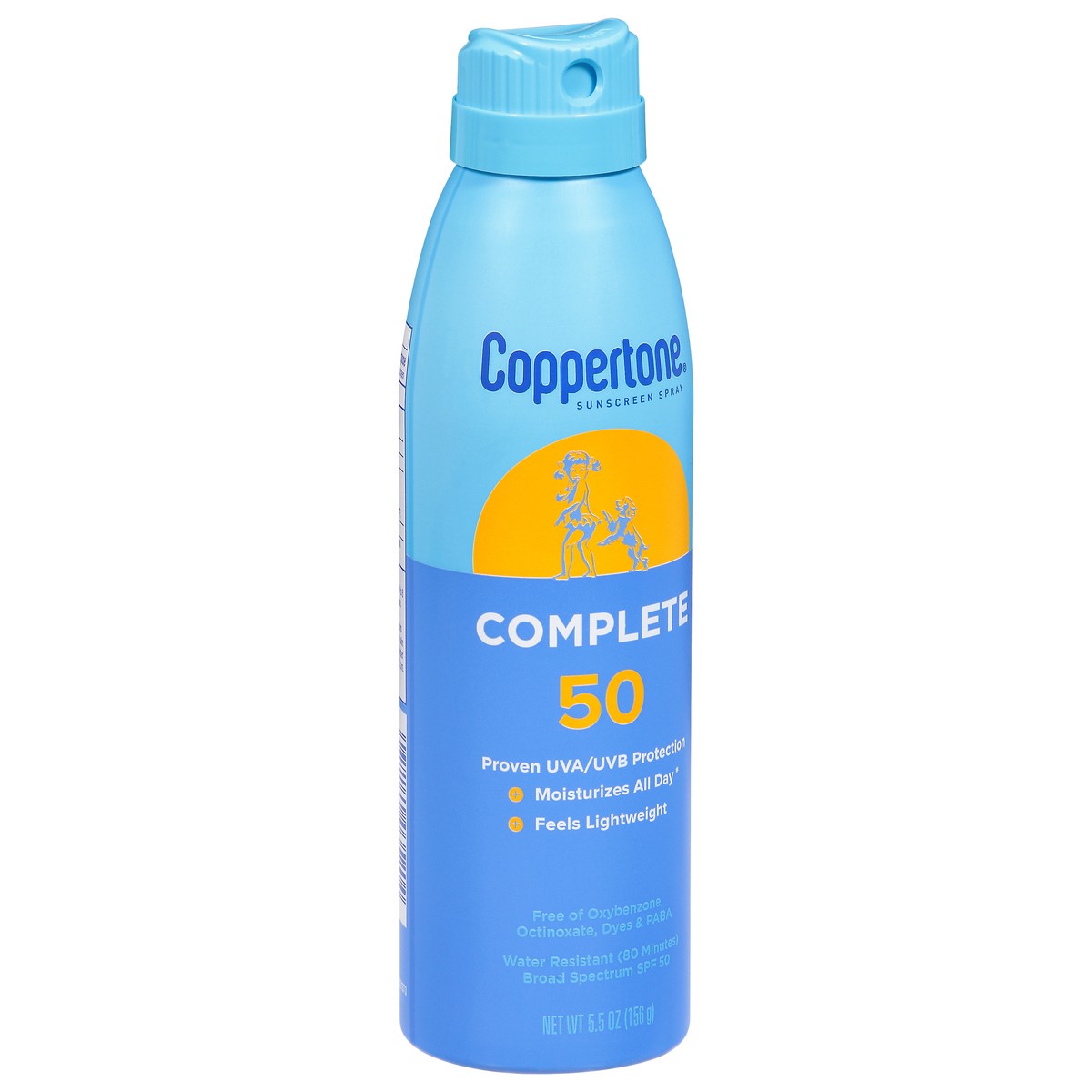 slide 2 of 9, Coppertone Complete SPF 50 Spray, 5.5oz (BOV Upc), 5.5 oz