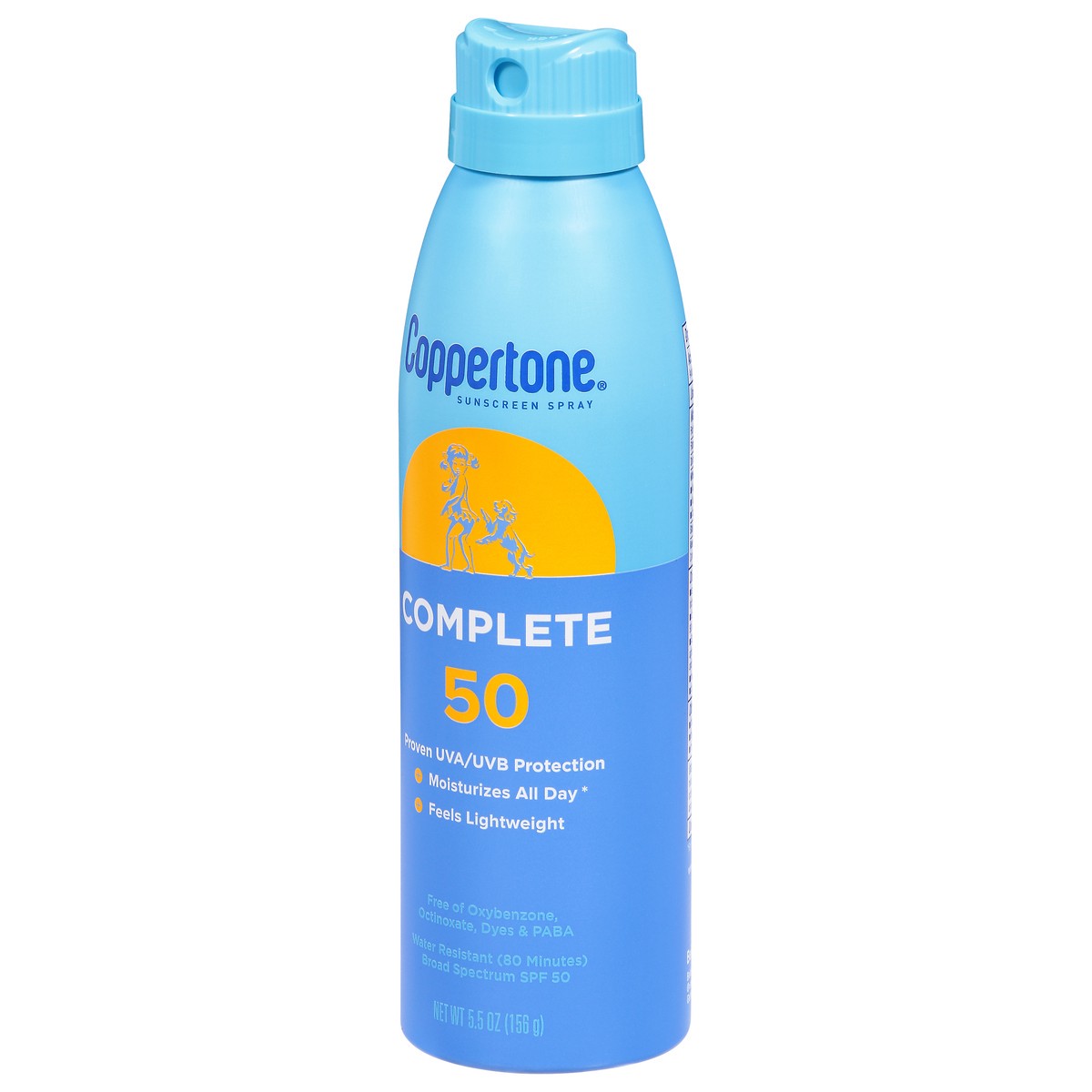 slide 6 of 9, Coppertone Complete SPF 50 Spray, 5.5oz (BOV Upc), 5.5 oz