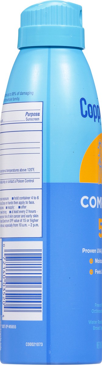 slide 9 of 9, Coppertone Complete SPF 50 Spray, 5.5oz (BOV Upc), 5.5 oz