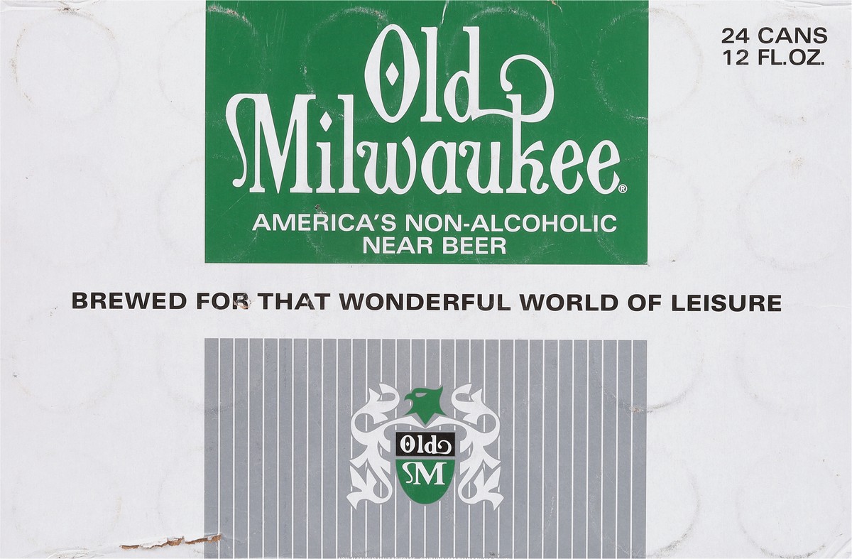 slide 3 of 9, Old Milwaukee Non-Alcoholic Beer 24 - 12 fl oz Cans, 24 ct; 12 oz