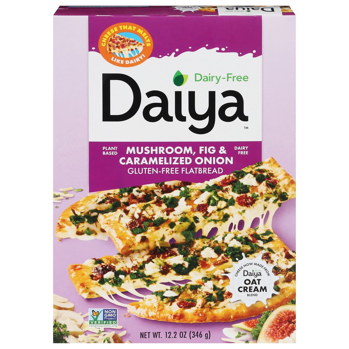 slide 1 of 4, Daiya Gluten-Free Mushroom, Fig & Caramelized Onion Flatbread 12.2 oz, 12.2 oz