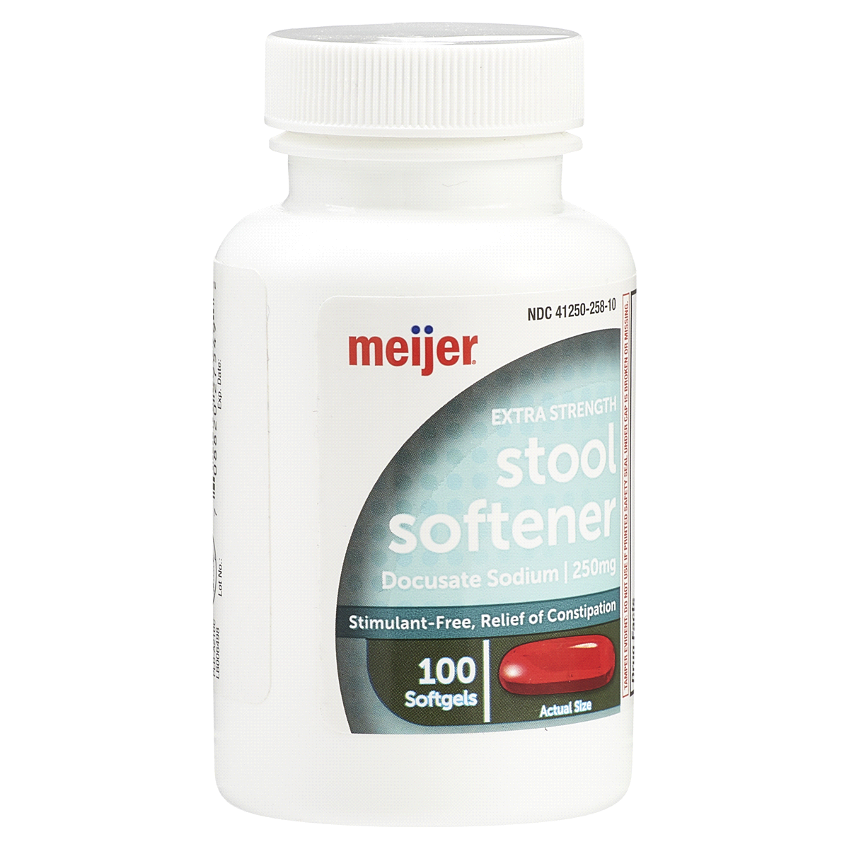 slide 15 of 29, Meijer Extra Strength Stool Softener, 100 ct
