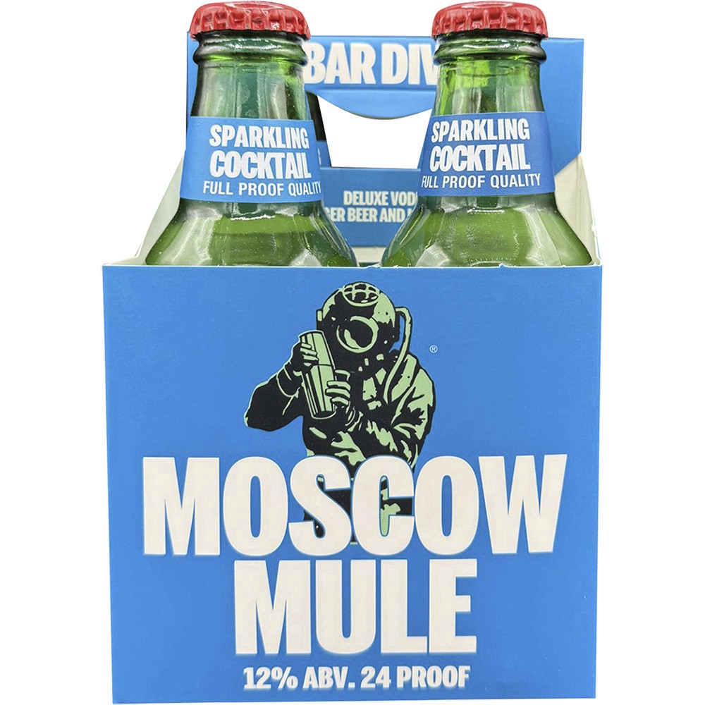 slide 1 of 1, Bar Diver Cocktails Bar Diver Moscow Mule, 4 ct; 200 ml