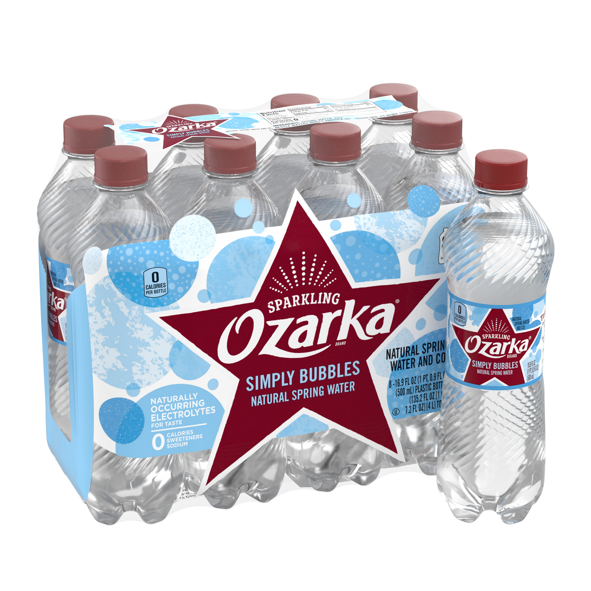 slide 2 of 5, Ozarka Sparkling Water, Simply Bubbles- 16.9 fl oz, 16.9 fl oz