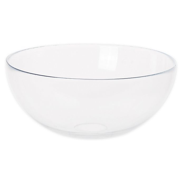 slide 2 of 2, Core Kitchen Holiday Glass Mixing Bowl with Lid - Red, 4.7 qt