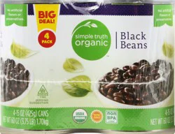 Simple Truth Organic Black Beans - 4 ct