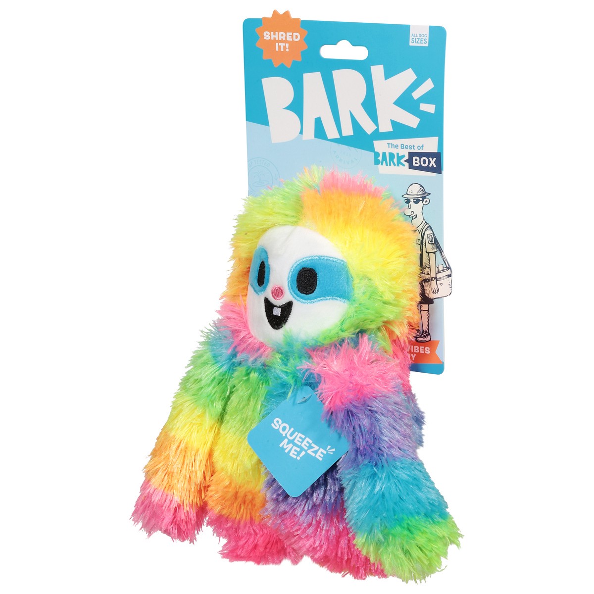slide 2 of 4, BARK All Dog Sizes Good Vibes Gary Dog Toy 1 ea, 1 ct