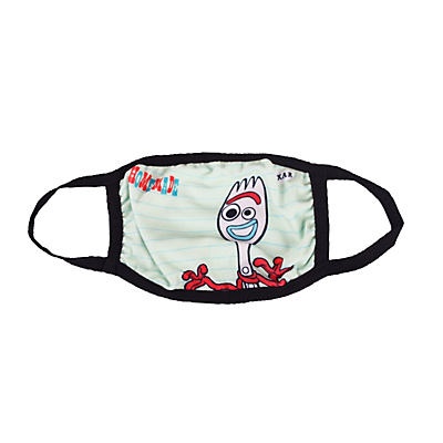 slide 1 of 1, Disney Toy Story 4 Forky Gathered Protective Fabric Face Mask, One Size