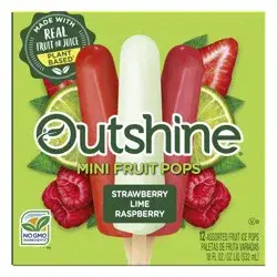 Outshine Assorted Fruit Bars 12 ea