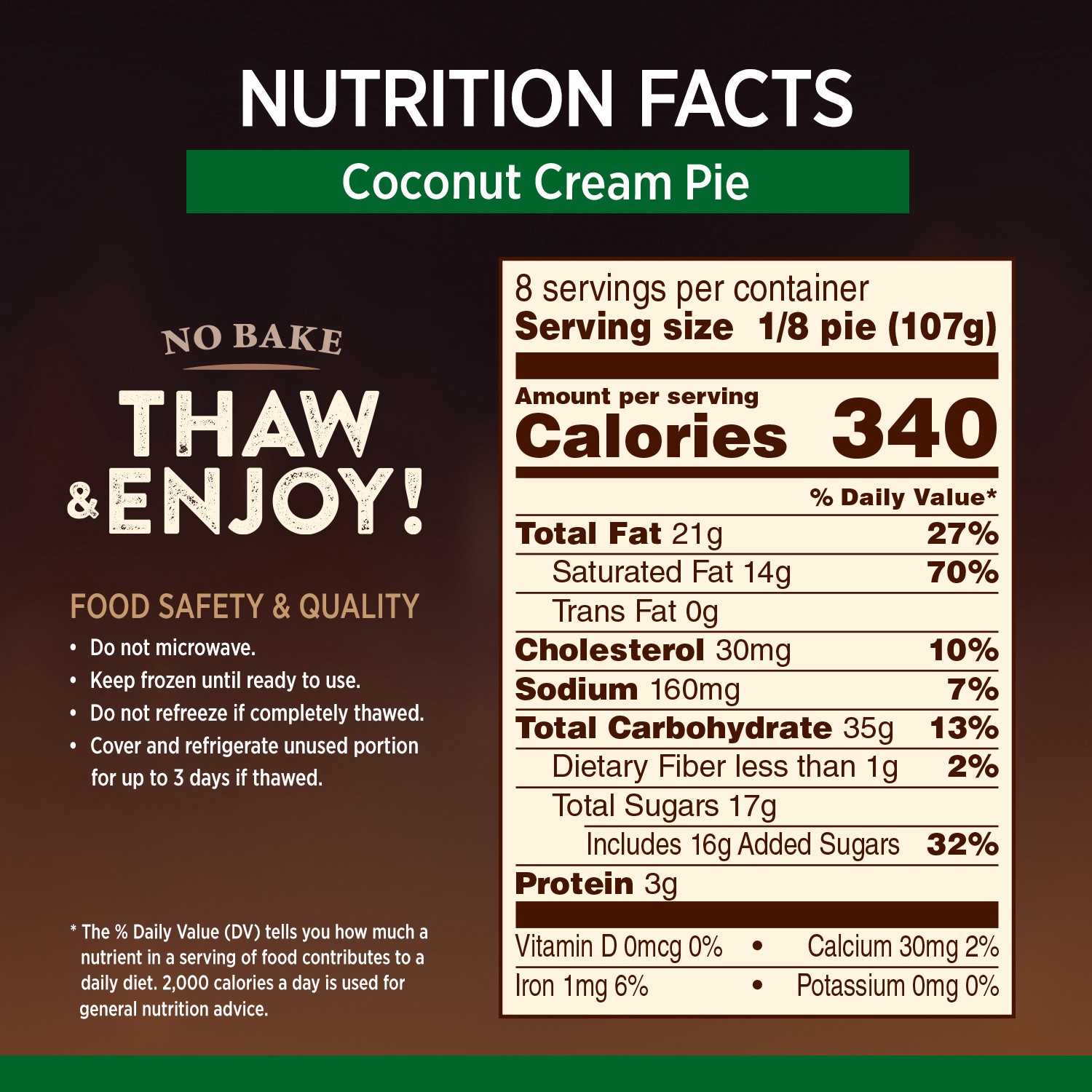 slide 2 of 5, Marie Callender's Coconut Cream Pie 30.3 oz, 30.3 oz