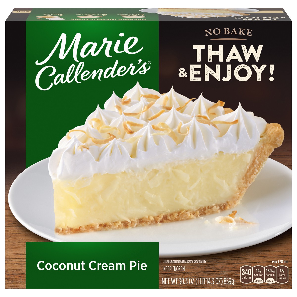 slide 1 of 5, Marie Callender's Coconut Cream Pie 30.3 oz, 30.3 oz