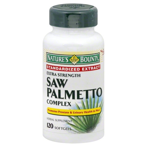 slide 1 of 1, Nature's Bounty Extra Strength Saw Palmetto Complex Softgels, 120 ct