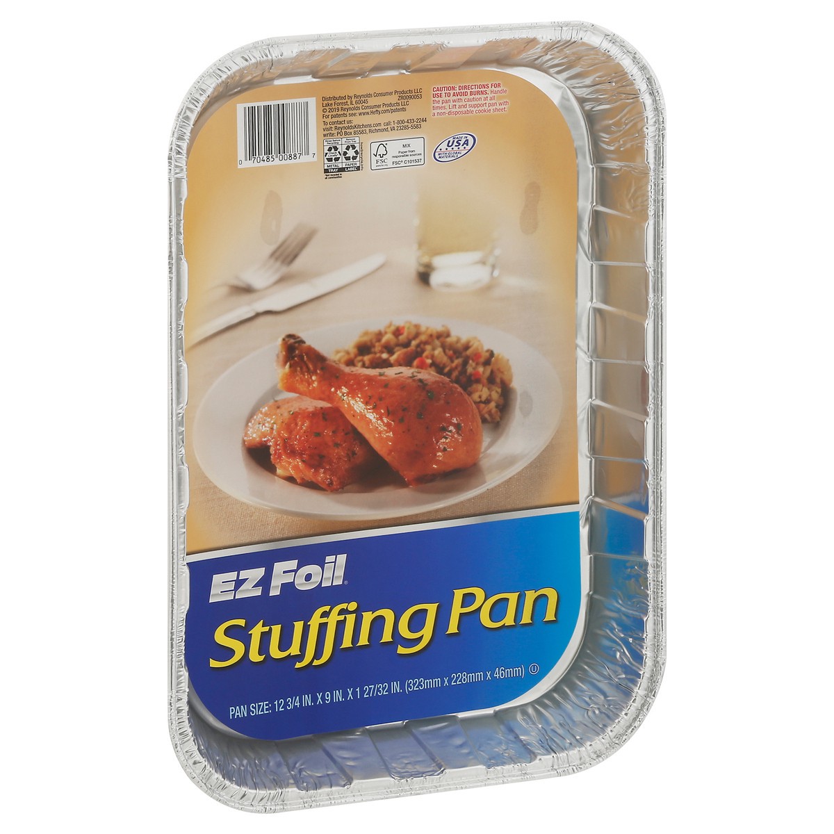 slide 4 of 10, EZ Foil Stuffing Pan 1 ea, 1 ct