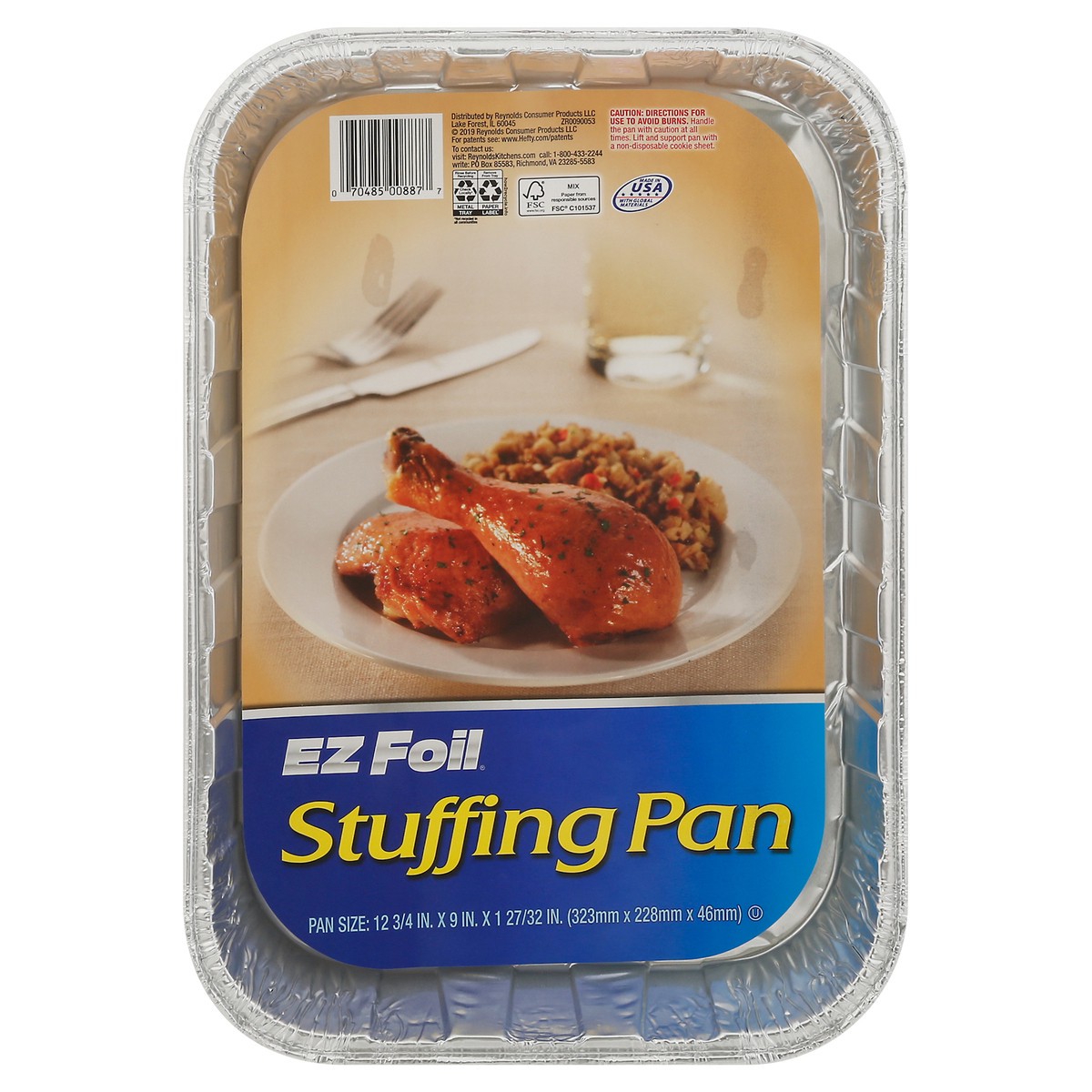 slide 1 of 10, EZ Foil Stuffing Pan 1 ea, 1 ct