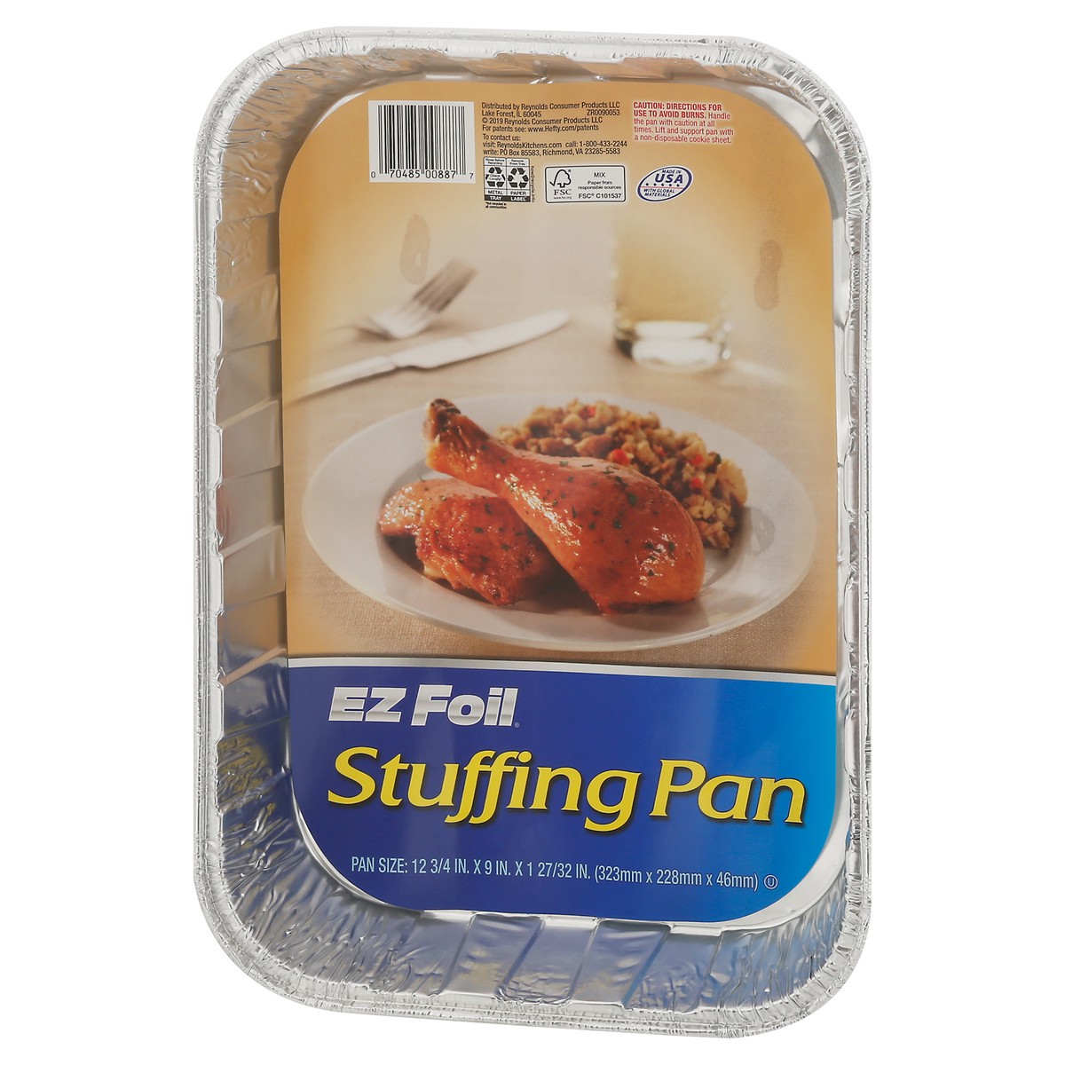 slide 3 of 10, EZ Foil Stuffing Pan 1 ea, 1 ct