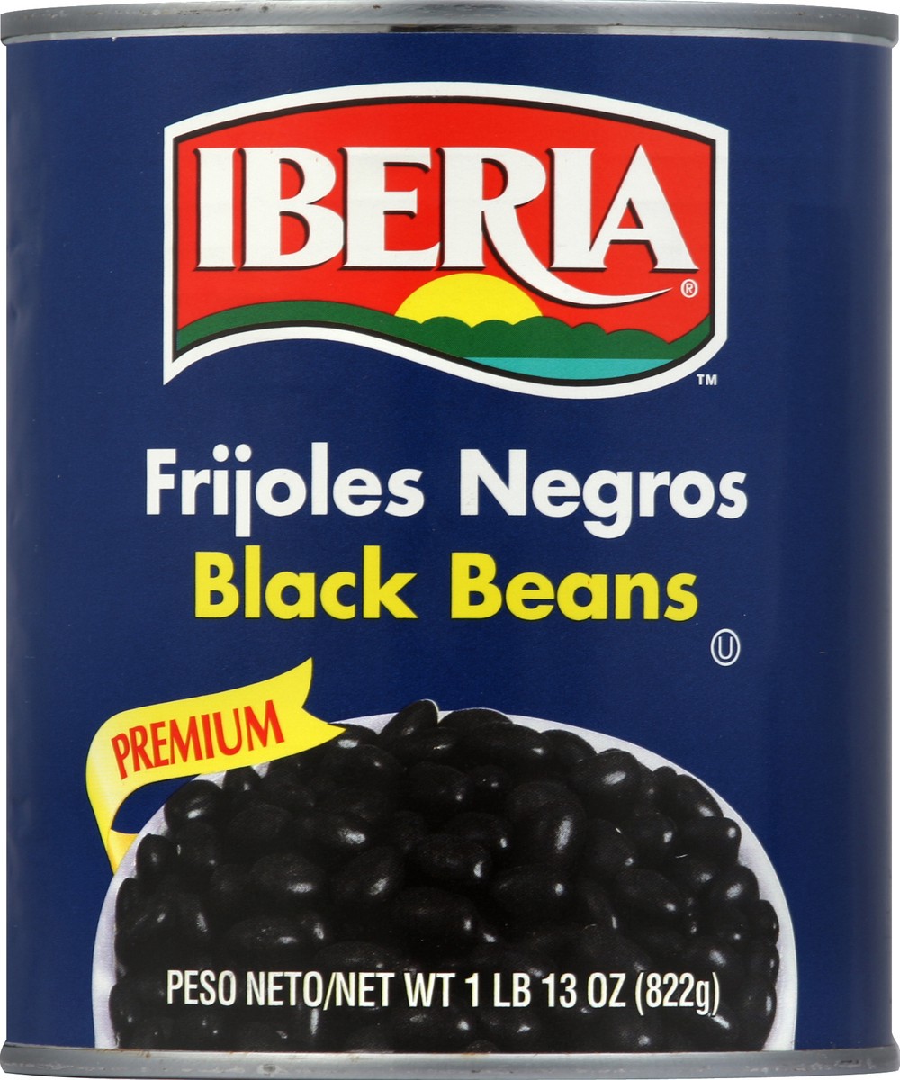 slide 2 of 2, Iberia Black Beans 29 oz, 29 oz