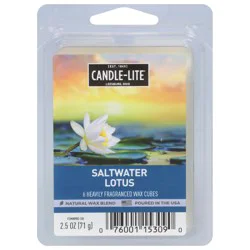 Candle-Lite Saltwater Lotus Wax Cubes 6 ea