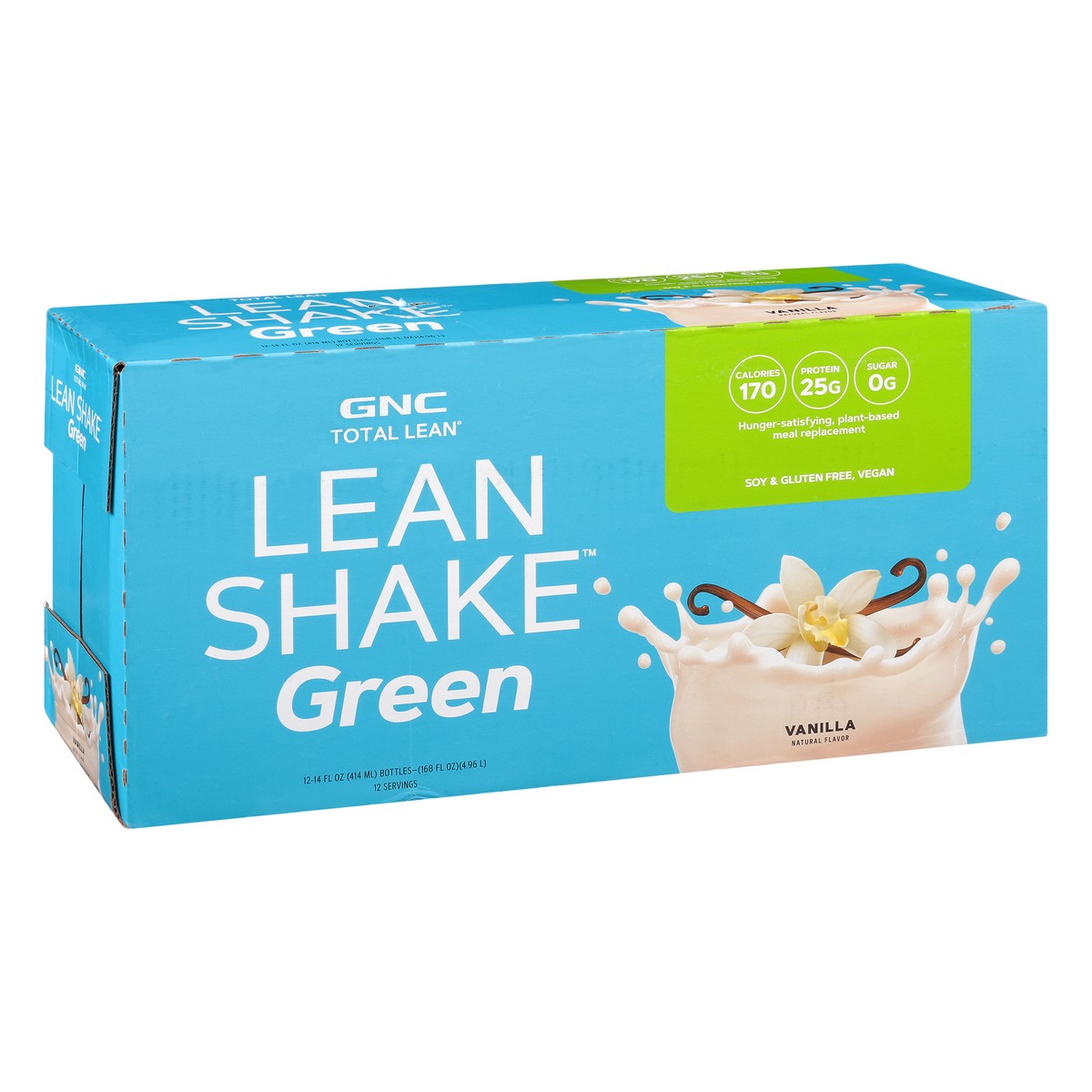 slide 13 of 13, GNC Total Lean Green Vanilla Lean Shake 12 ea, 12 ct