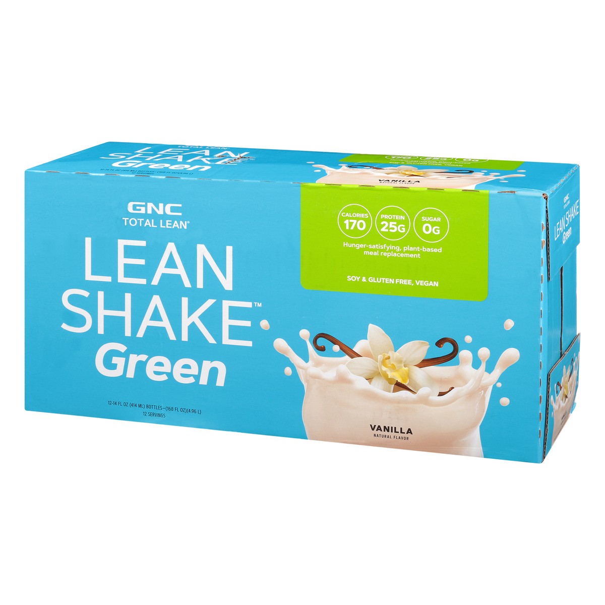 slide 8 of 13, GNC Total Lean Green Vanilla Lean Shake 12 ea, 12 ct