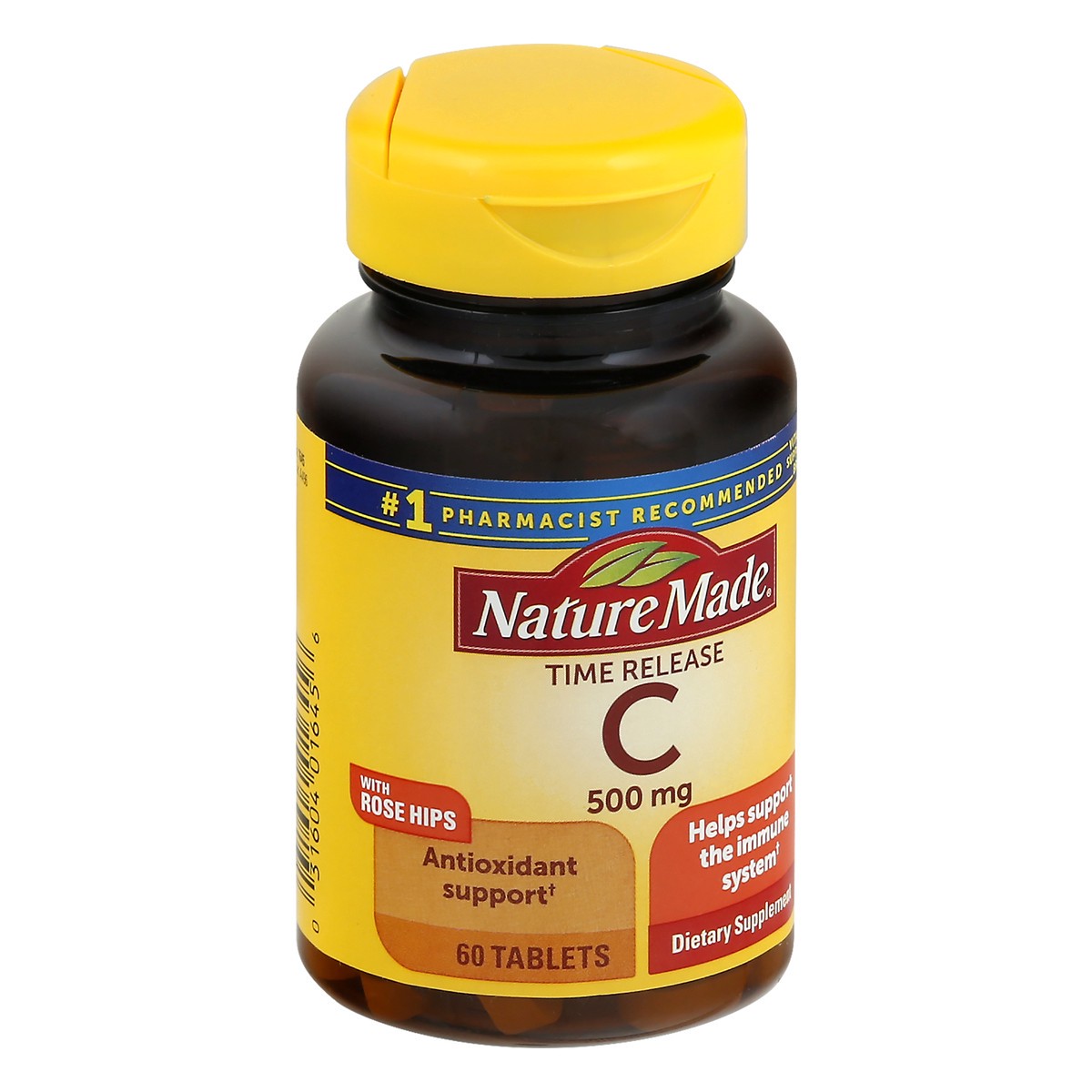 slide 6 of 9, Nature Made Vitamin C 500 mg Time Release Tablets with Rose Hips, 60 Count to Help Support the Immune System, 60 ct