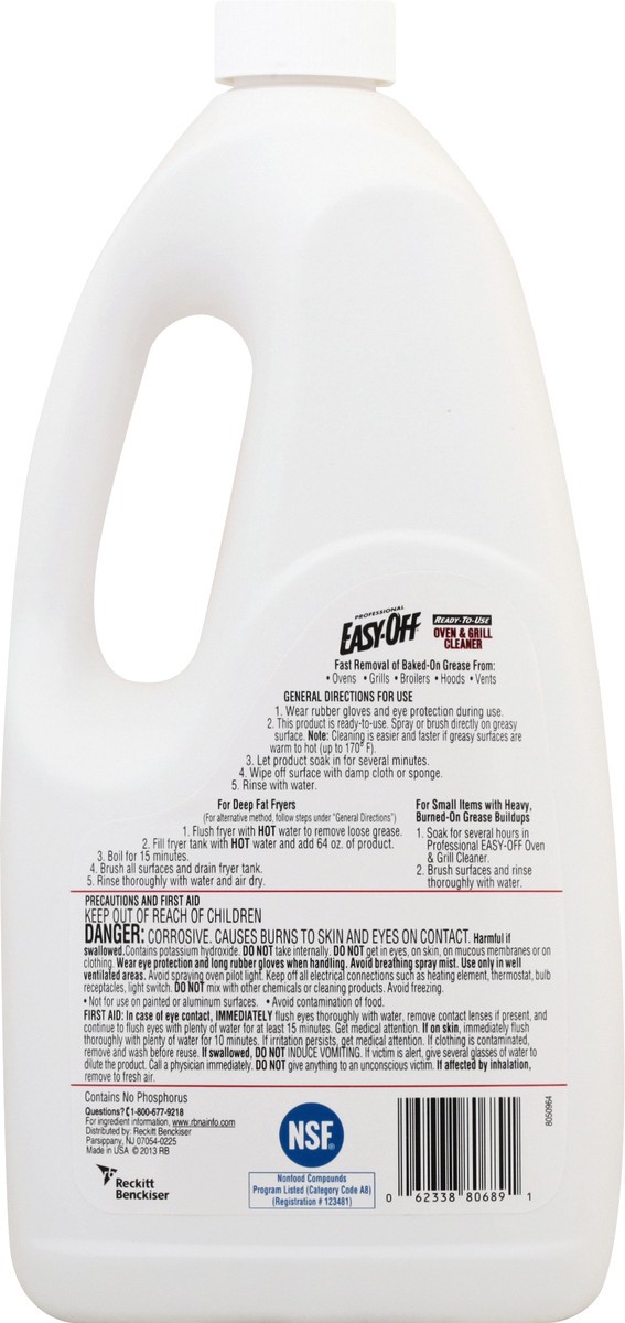 slide 3 of 11, EASY-OFF Professional Oven & Grill Cleaner 64 oz, 64 oz