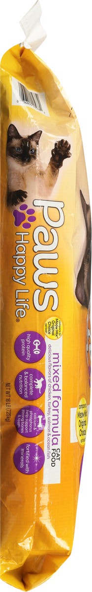 slide 3 of 10, Paws Happy Life Cat Food Mixed Formula, 16 lb