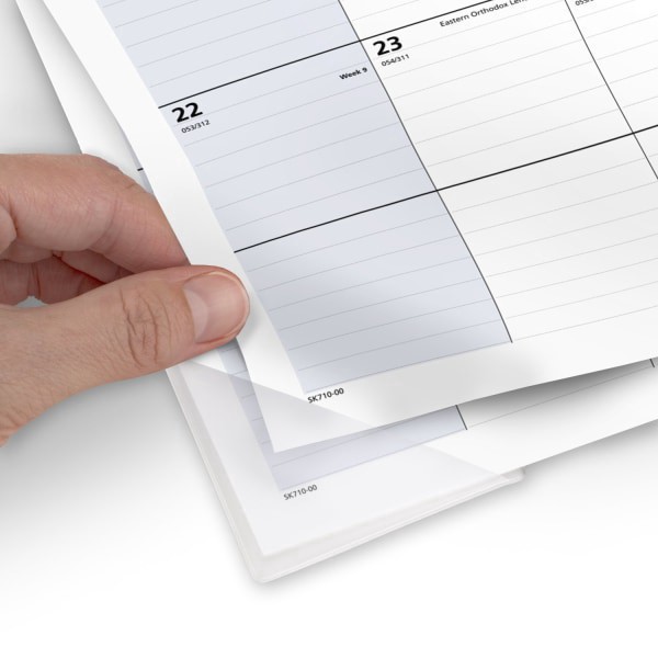 slide 2 of 8, AT-A-GLANCE® QuickNotes® 2026 Monthly Desk Pad Calendar, Compact, 18"" x 11"", 1 ct