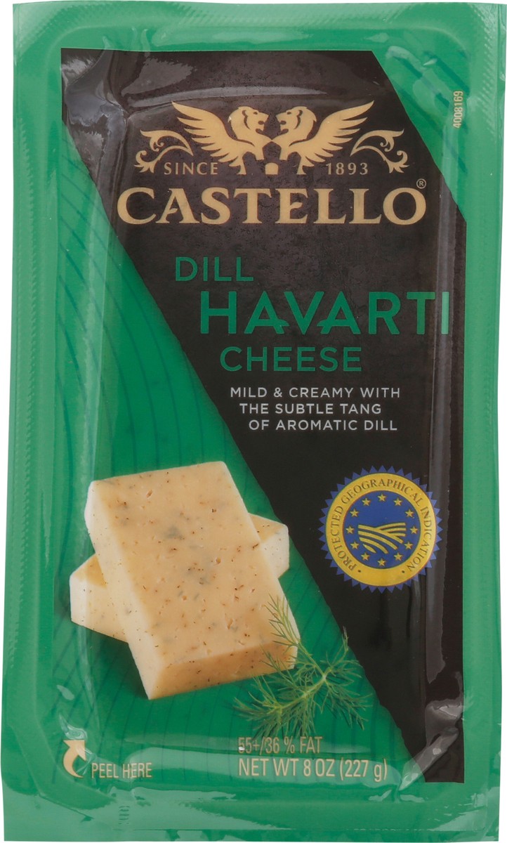 slide 1 of 13, Castello Dill Havarti Cheese 8 oz, 8 oz