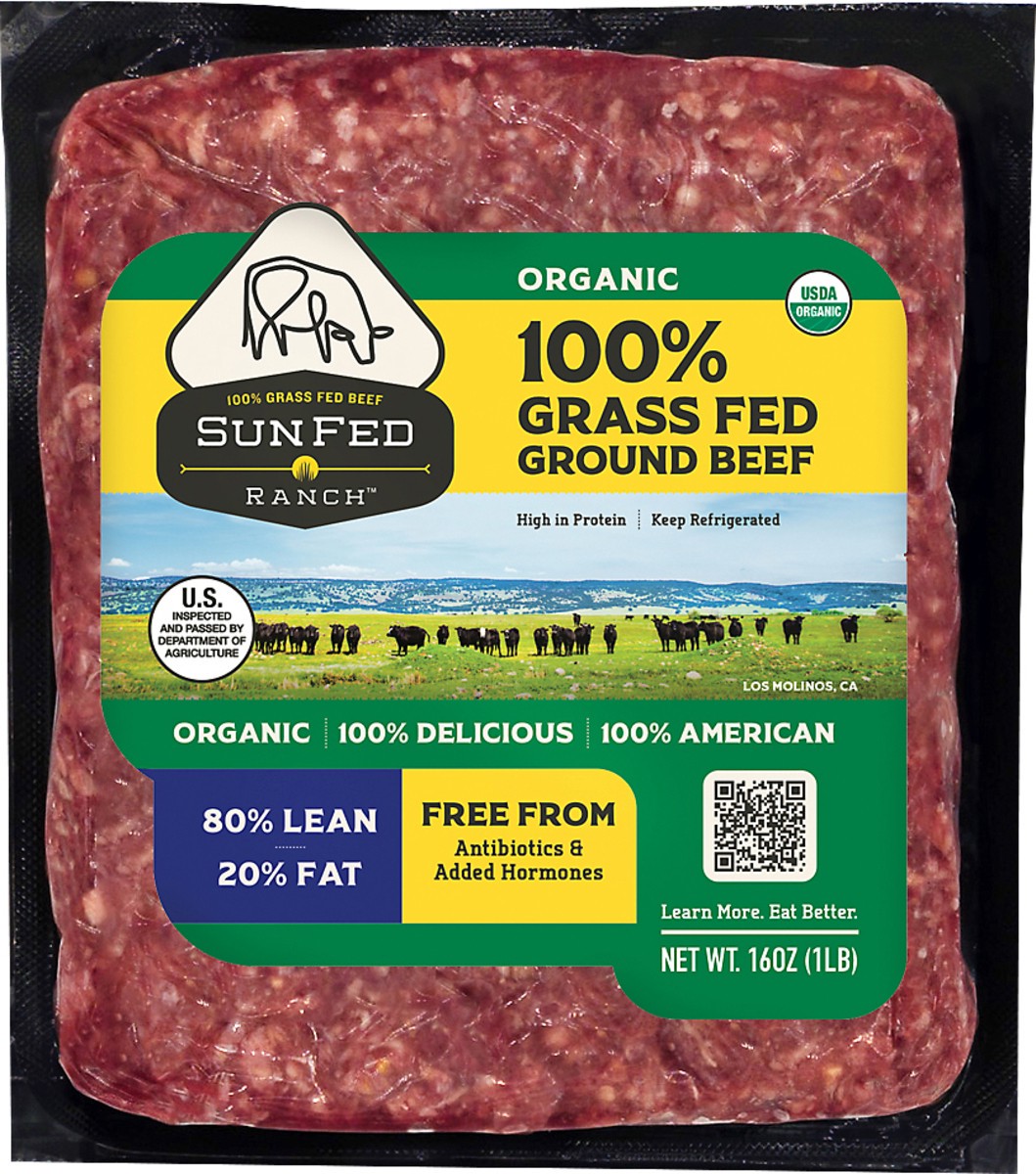 slide 3 of 6, SunFed Ranch Ground Beef, 16 oz