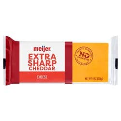 Meijer Chunk Extra Sharp Cheddar Cheese - 8 oz