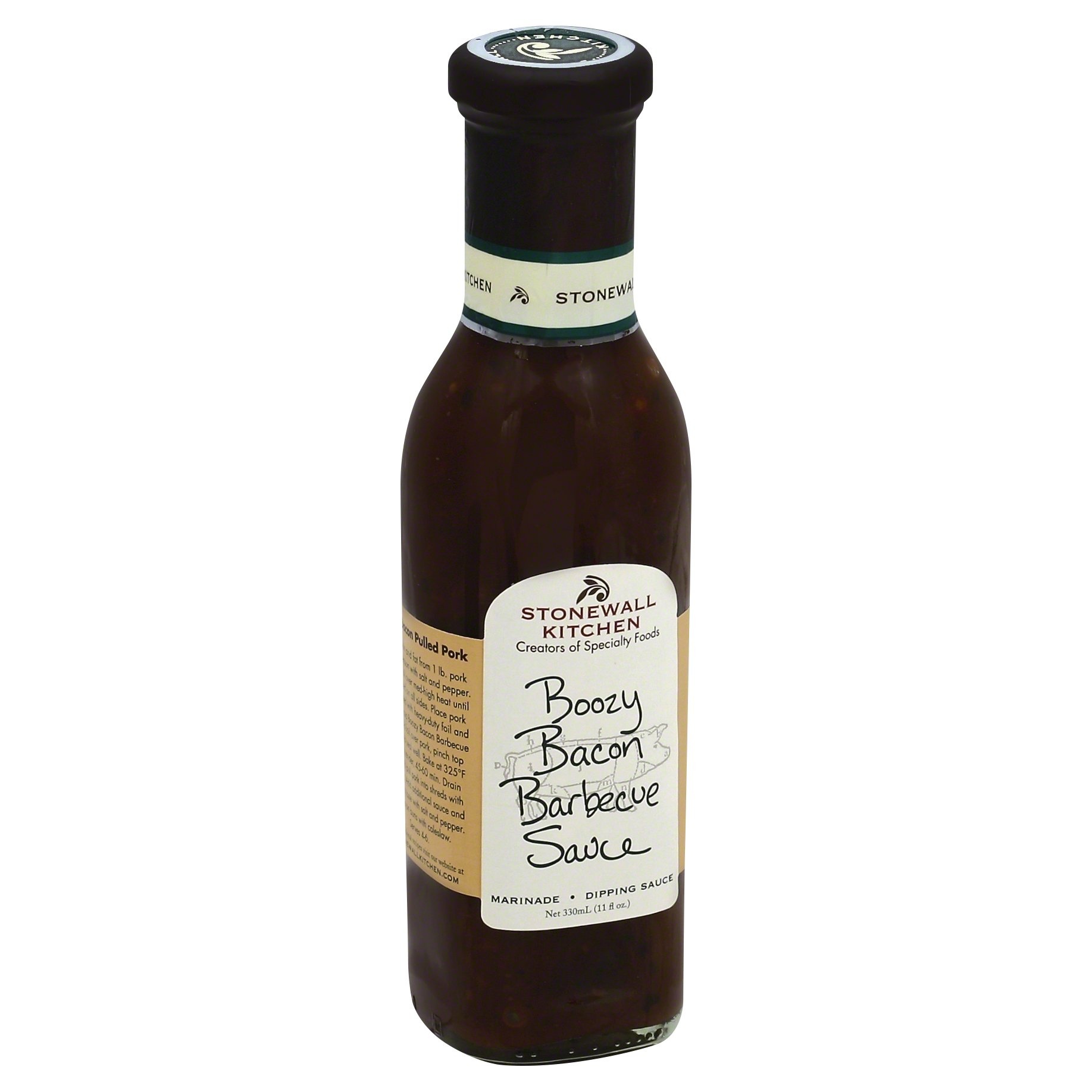 slide 1 of 2, Stonewall Kitchen Boozy Bacon Barbecue Sauce, 11 fl oz