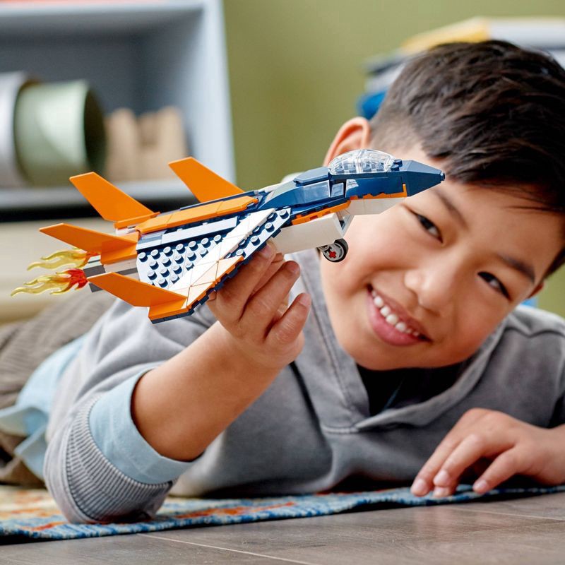 slide 3 of 6, Lego Creator Supersonic Jet Building Set, 215 ct