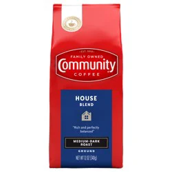 Community Coffee Coffee, Ground, Medium-Dark Roast, House Blend