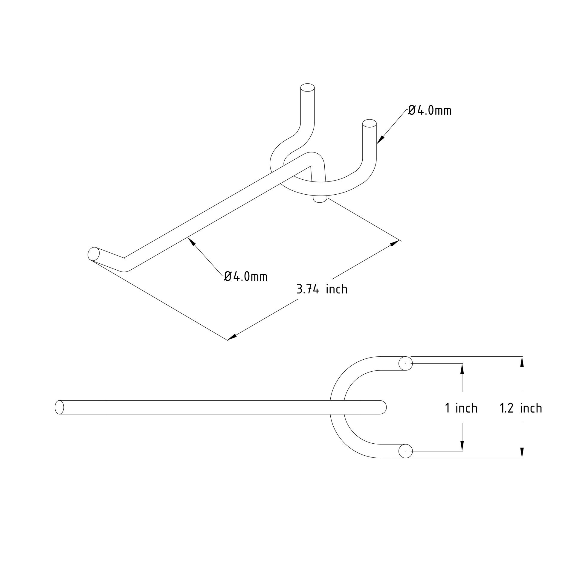 slide 3 of 4, Black Pegboard Hooks By Simply Tidy, 5ct., 5 ct